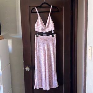 Zara two piece set (skirt and top)